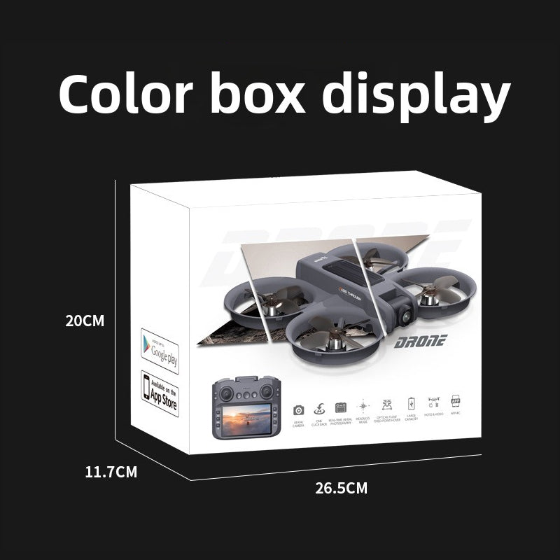 FPV Drone with Screen Optical Flow HD Aerial Photography Quadcopter Remote Control Airplane Racing Drone