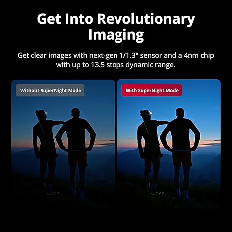 DJI Osmo Action 5 Pro Standard Combo, Waterproof Action Camera with 1/1.3-Inch Sensor,4K/120fps Video, Subject Tracking, Stabilization, Dual OLED Touchscreens, Action Camera 4K Perfect for Sports, Vlog