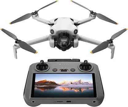 DJI Mini 4 Pro Fly More Combo Plus with DJI RC 2, Drones with Camera for Adults 4K, 3 Intelligent Flight Battery Plus for up to 135 Mins Flight Time, Smart Return to Home, Drone for Beginners