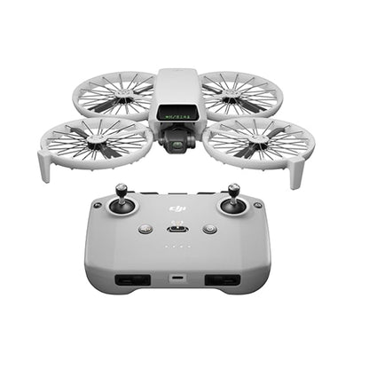 DJI Flip With RC 2 Screen Remote Controller, Follow Me Drone With 4K UHD Camera for Adults, Under 249 g, 3-Axis Gimbal Stabilization, 44000ft/13km Video Transmission, Palm Takeoff, 31-Min Flight Time