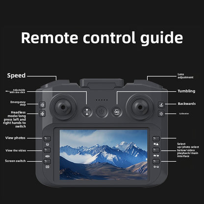 FPV Drone with Screen Optical Flow HD Aerial Photography Quadcopter Remote Control Airplane Racing Drone