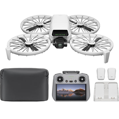 DJI Flip With RC 2 Screen Remote Controller, Follow Me Drone With 4K UHD Camera for Adults, Under 249 g, 3-Axis Gimbal Stabilization, 44000ft/13km Video Transmission, Palm Takeoff, 31-Min Flight Time
