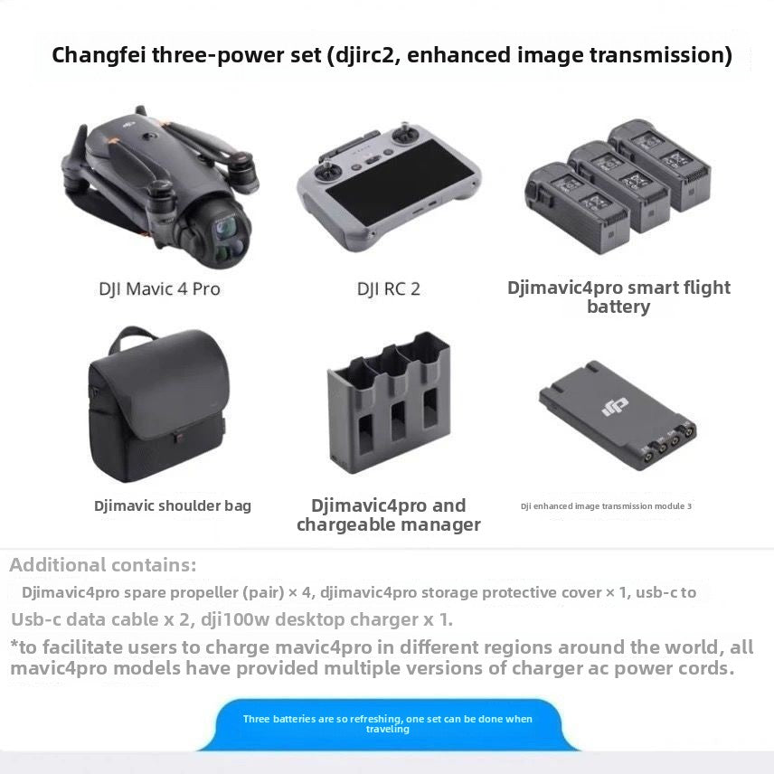 DJI Mavic 4 Pro Mavic 4 Pro Triple Camera Flagship Camera 108MP Omnidirectional Gimbal Drone