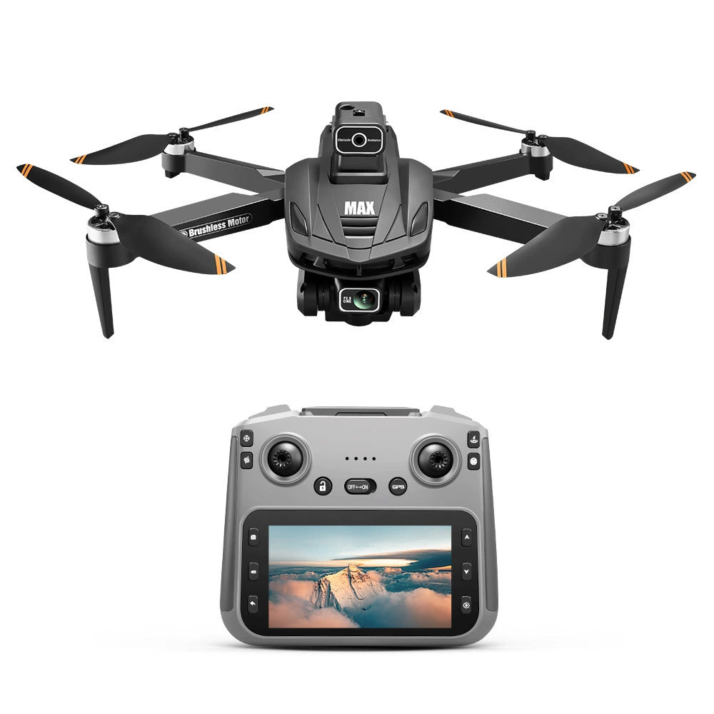 V168MAX Brushless Drone with Screen GPS Auto Return 8K HD Aerial Photography Remote Control Airplane   SKU:V168max Gift Box [Sony Lens + Digital Image Transmission + GPS Smart Return]