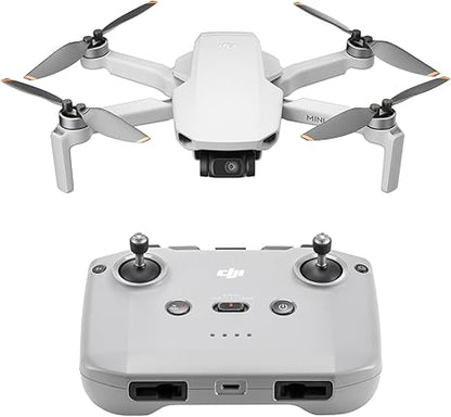 DJI Mini 4K Fly More Combo, Drone with 4K UHD Camera for Adults, Under 249 g, 3-Axis Gimbal Stabilization, 10km Video Transmission, Auto Return, 3 Batteries for 93-Min Max Flight Time, QuickShots