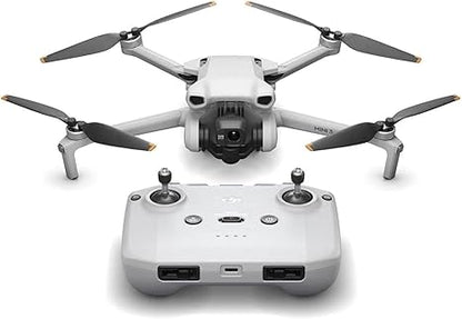 DJI Mini 3 Fly More Combo (DJI RC), Drones with Camera for Adults 4K, 3 Batteries for 114-min Flight Time, Vertical Shooting, 32800ft (10km) Video Transmission, Lightweight Mini Drone for Beginners
