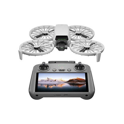 DJI Flip With RC 2 Screen Remote Controller, Follow Me Drone With 4K UHD Camera for Adults, Under 249 g, 3-Axis Gimbal Stabilization, 44000ft/13km Video Transmission, Palm Takeoff, 31-Min Flight Time