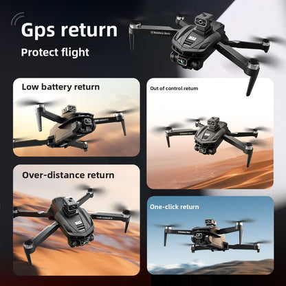 V168MAX Brushless Drone with Screen GPS Auto Return 8K HD Aerial Photography Remote Control Airplane   SKU:V168max Gift Box [Sony Lens + Digital Image Transmission + GPS Smart Return]