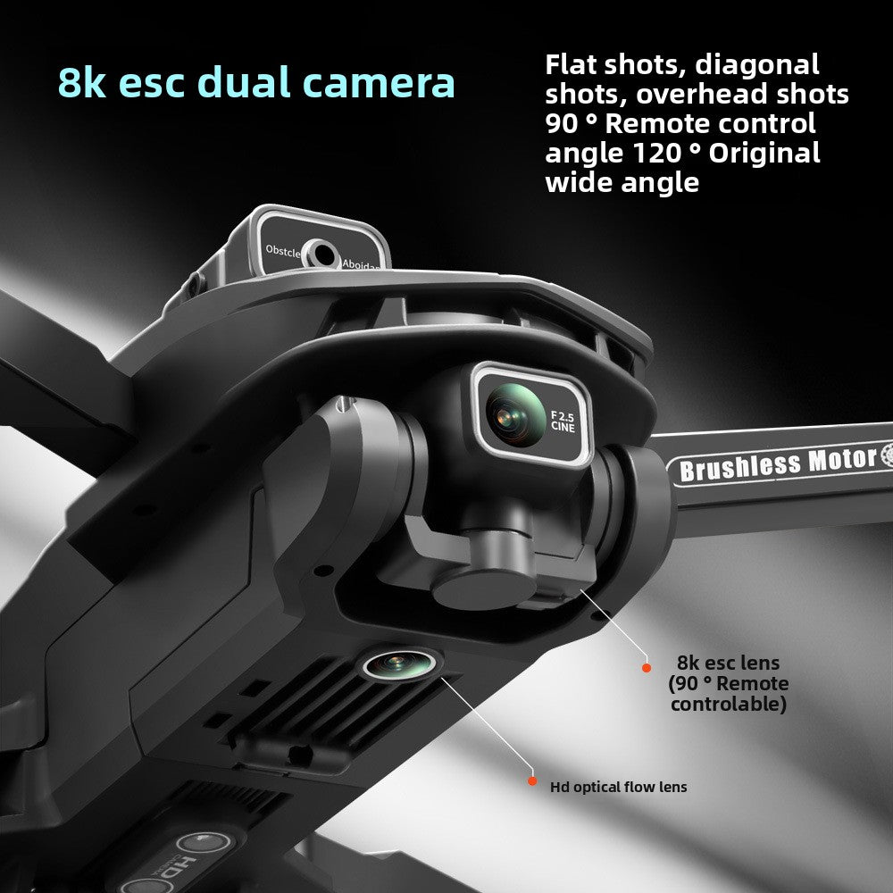 V168MAX Brushless Drone with Screen GPS Auto Return 8K HD Aerial Photography Remote Control Airplane   SKU:V168max Gift Box [Sony Lens + Digital Image Transmission + GPS Smart Return]